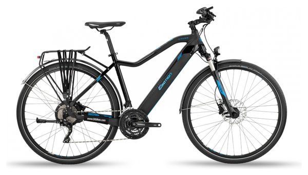 Vélo de Ville Électrique BH Evo Cross Pro-L Shimano Deore XT 10V 600 Wh 700 mm Noir Bleu 2020