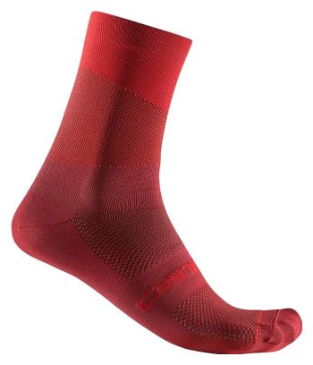 Chaussettes Unisexe Castelli Orizzonte 15 Rouge
