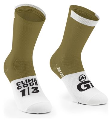 Assos GT C2 Khaki Unisex Socken