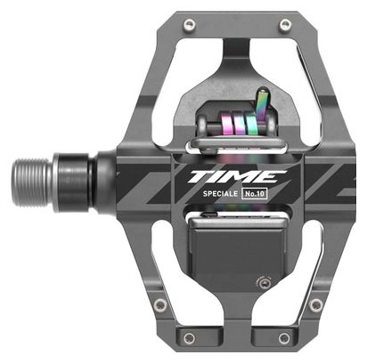 Time Speciale 10 Large Clipless Pedalen Donkergrijs