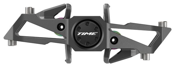 Time Speciale 10 Large Clipless Pedalen Donkergrijs