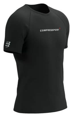 Maglia a manica corta Compressport Training Logo Nero