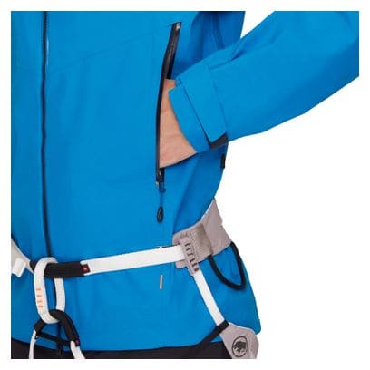 Mammut Crater IV Hs Hooded Waterproof Giacca Blue