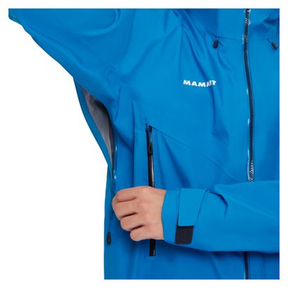 Mammut Crater IV Hs Hooded Waterproof Jacket Blue