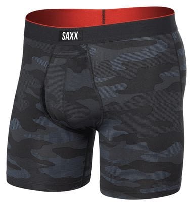 Boxer Saxx Multi-Sport Mesh Fly Remote Camo Faded Black Uomo