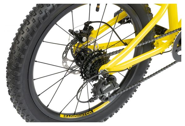 Radio Bikes Zuma Kids Mountainbike 20 '' MicroSHIFT 7V Geel 6 - 10 jaar
