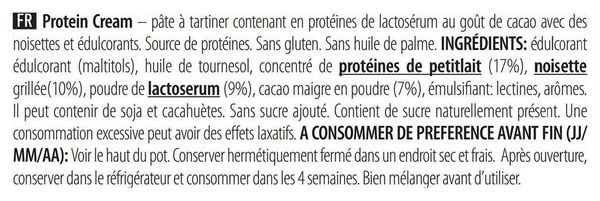 Protein Cream (200g) - Biotech Usa - Chocolat Noisette - Pâtes à Tartiner Protéinées