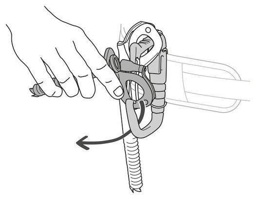 Petzl Caritool Evo Broschenhalter