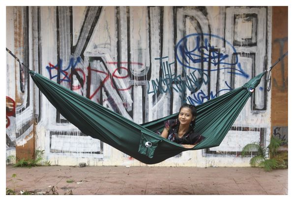 Ticket To The Moon Compact Hammock Green