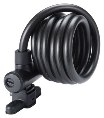 BBB KeyGuard Kabel 12 x 1800 mm (mit Halterung) Schwarz