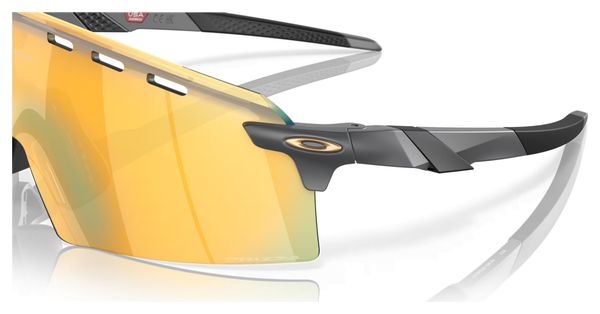 Oakley Encoder Strike Matte Carbon Goggles / Prizm 24k / Ref : OO9235-0639