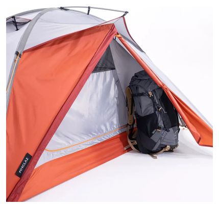 Forclaz Trek 500 Freestanding 2 Person Tent Gray Orange