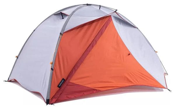 Tente Forclaz Trek 500 Autoportante 2 Personnes Gris Orange