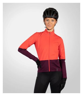 Endura FS260 Jetstream Dames Trui Lange Mouw Roze/Paars XL