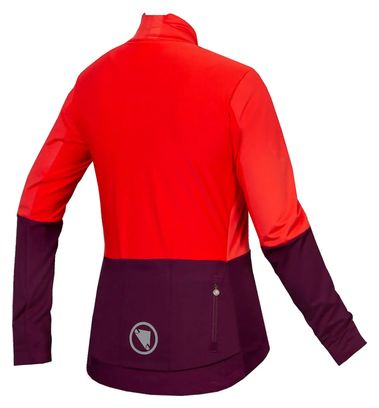 Endura FS260 Jetstream Dames Trui Lange Mouw Roze/Paars XL