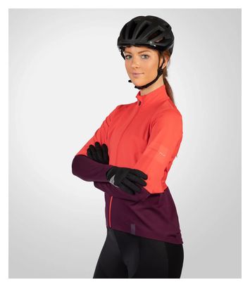 Endura FS260 Jetstream Dames Trui Lange Mouw Roze/Paars XL