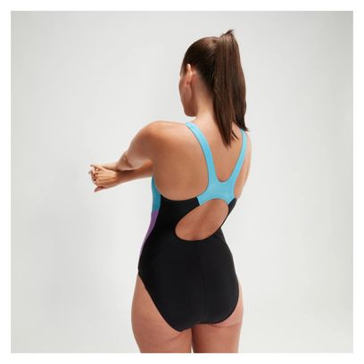 Colourblock Splice Muscleb Eco Badpak Zwart / Blauw