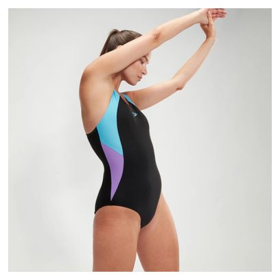 Colourblock Splice Muscleb Eco Badpak Zwart / Blauw