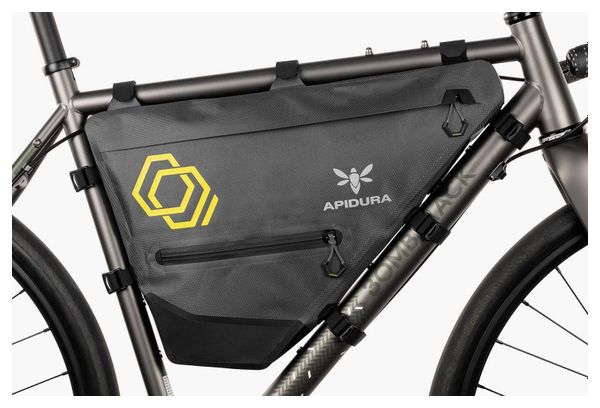 Apidura Expedition 7.5L grijs/gele frametas