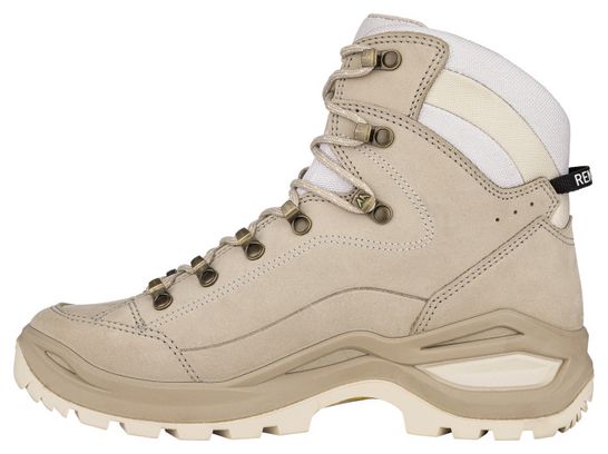 Chaussures de Randonnée Femme Lowa Renegade Evo Gore-Tex Mid Beige