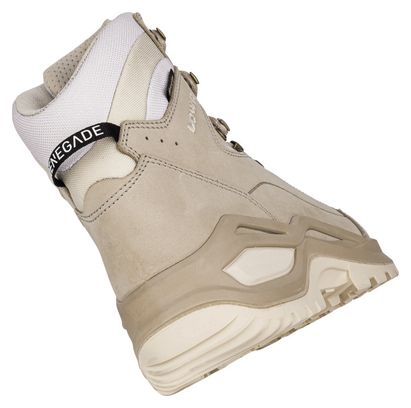 Chaussures de Randonnée Femme Lowa Renegade Evo Gore-Tex Mid Beige