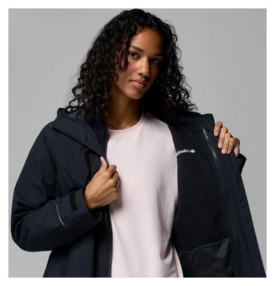 Columbia Trailborne 3-in-1 Waterproof Jacket for Women, Black