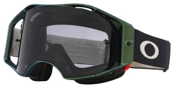 Oakley Airbrake MTB Black Green / Light Grey / Ref: OO7107-27