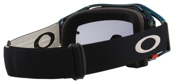 Oakley Airbrake MTB Goggle Black Green / Light Grey / Ref : OO7107-27