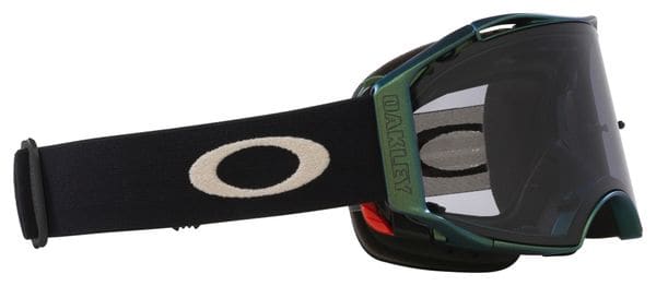 Oakley Airbrake MTB Black Green / Light Grey / Ref: OO7107-27