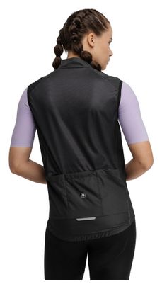 Gilet vélo coupe-vent femme Cyclisme V1-W Blaast Noir