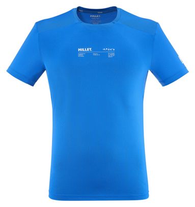 Heren Millet Intense Blue T-shirt met korte mouwen