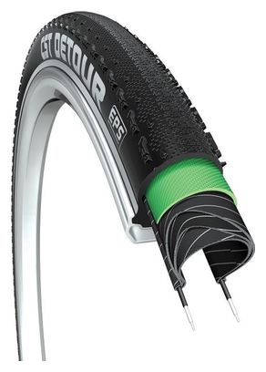 Pneu Cst Detour C3015 Tubeless 700 Gravel  Noir 700C / 38