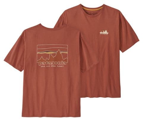 T-Shirt Patagonia '73 Skyline Organic Rouge