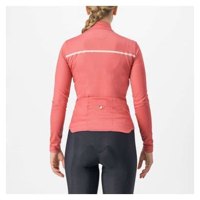 Women's Long Sleeve Thermal Jersey Castelli Sinergia 2 Red