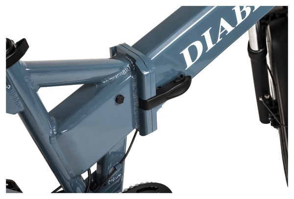 Vélo électrique pliant compact 20  Storm Bleu Diablo Bikes