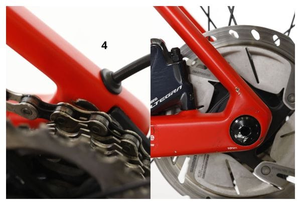 BMC Teammachine SLR Six Road Bike Shimano 105 11S 700 mm Rosso Neon 2023