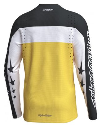 Maglia a maniche lunghe Troy Lee Designs Sprint Pro Giallo/Nero