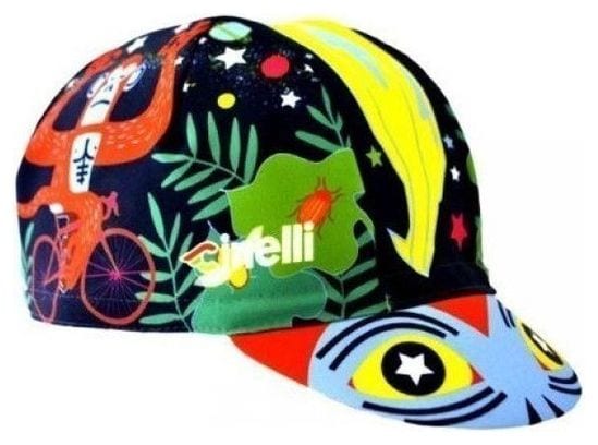 Casquette Cinelli JUNGLE ZEN noir/orange