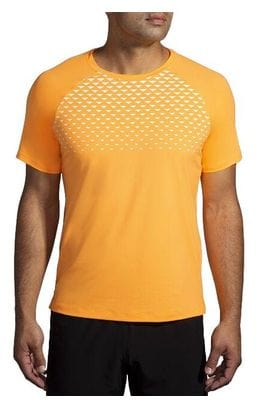 Maillot de manga corta Brooks Atmosphere 2.0 Naranja para hombre