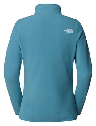 The North Face Women's 100 Glacier 1/4 Zip Blue Fleec