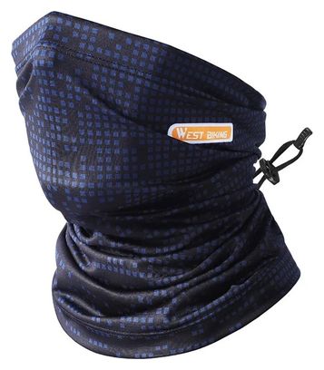 Elastisches Schlauchtuch UV-Schutz schwarz blau