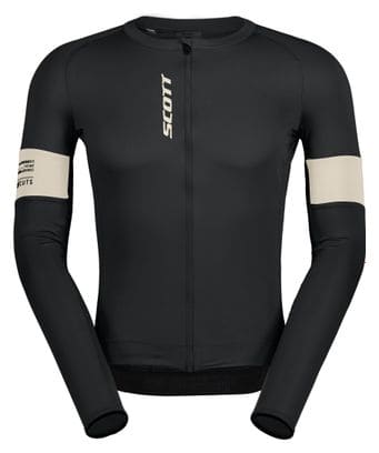 Scott Endurance Pro Herren Langarm Trikot Schwarz/Weiß