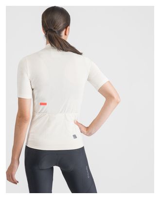 Maillot Sportful Classic Mujer Manga Corta Blanco