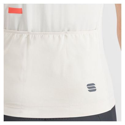 Maillot Sportful Classic Mujer Manga Corta Blanco
