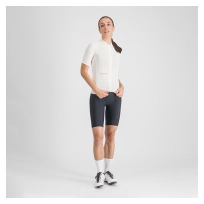 Maillot Sportful Classic Mujer Manga Corta Blanco