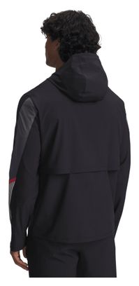 Heren Under Armour Velociti Storm Hooded Jacket Zwart