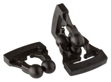 Pack 2 Attaches rapides Clip'on® noir