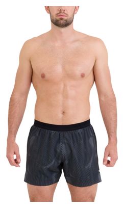 Pantaloncini 2 in 1 Saxx Race Pace Grigio Uomo