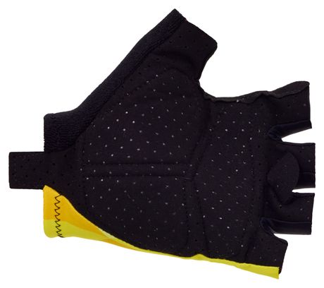 Korte handschoenen Santini Team Lidl-Trek 2026 Geel