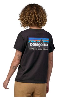 T-Shirt Femme Patagonia P-6 Mission Organic Noir